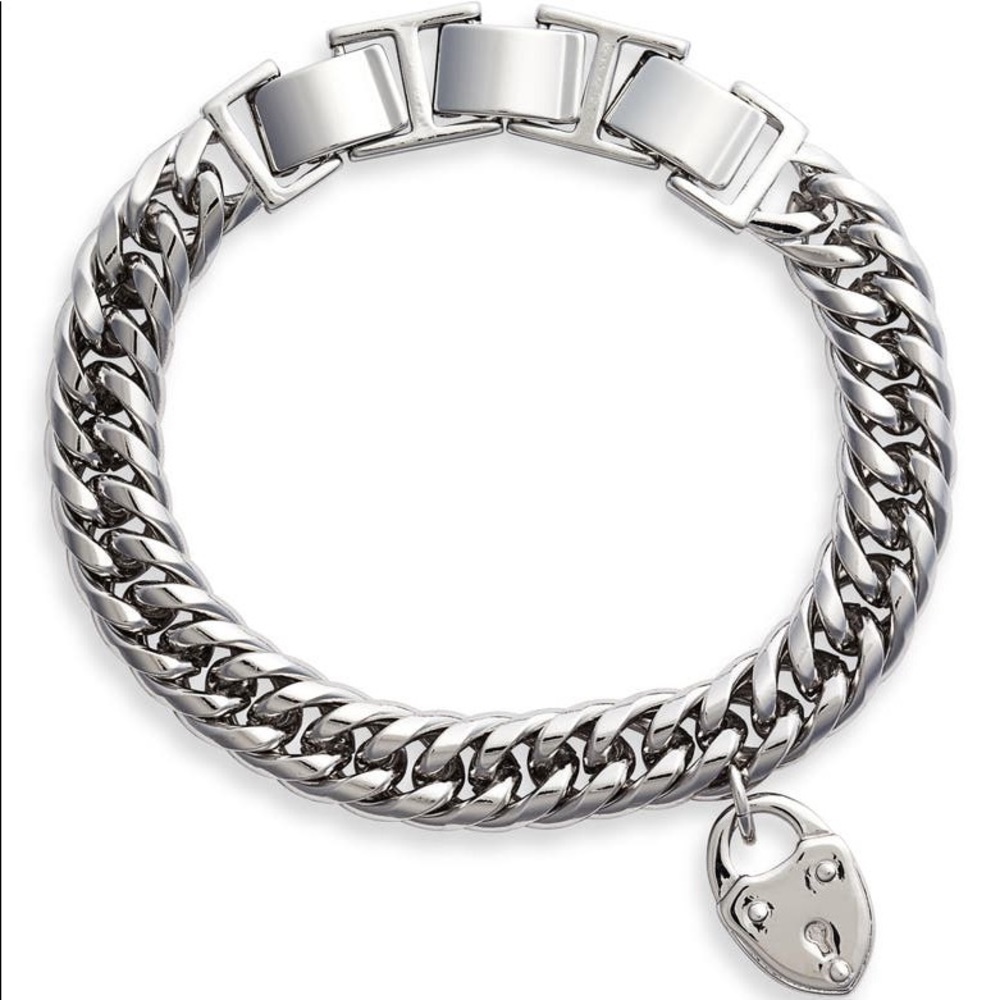 Stella & Dot - Heart Lock Bracelet